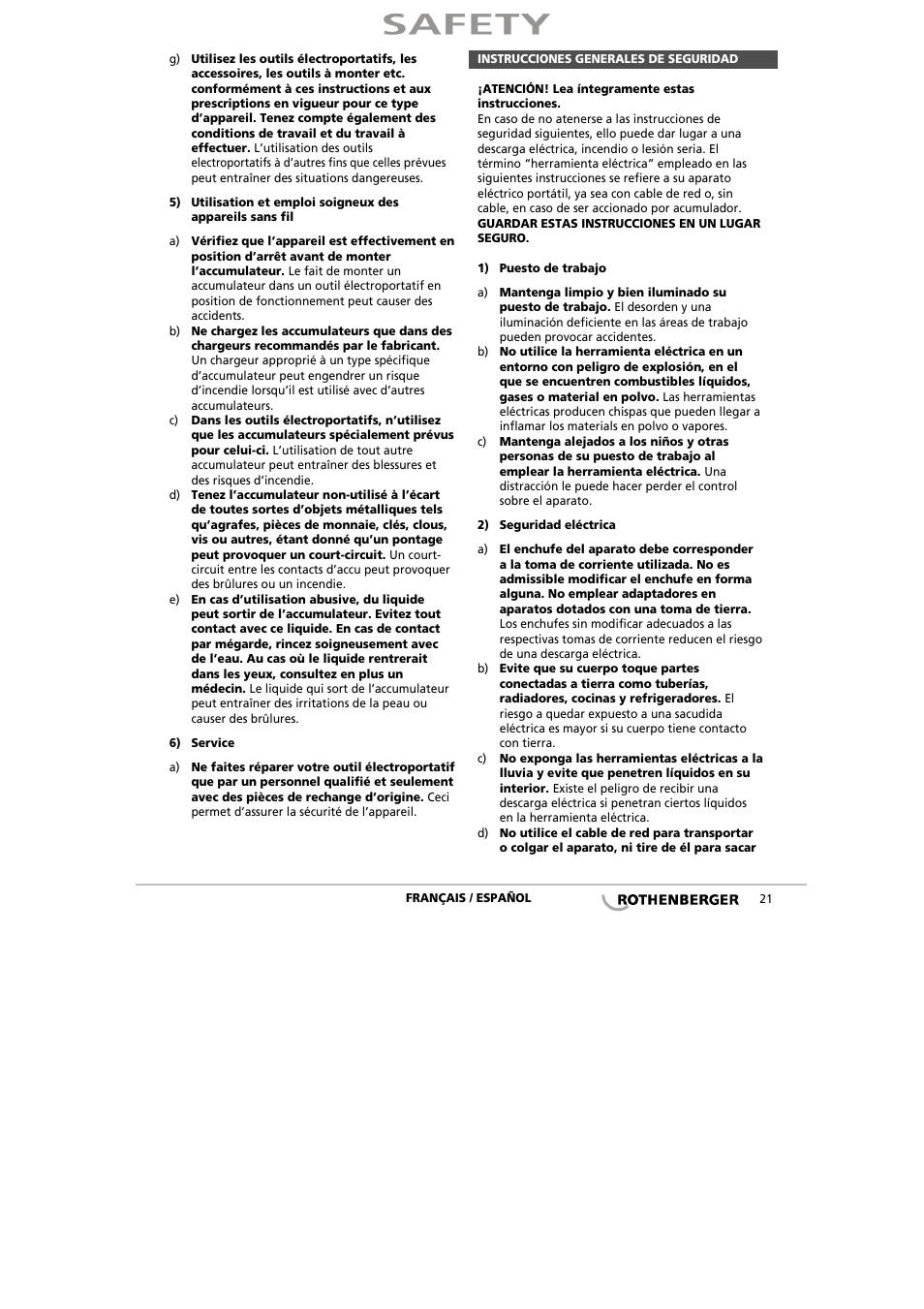 ROTHENBERGER ROCAL 20/ROMATIC 20 User Manual | Page 23 / 36