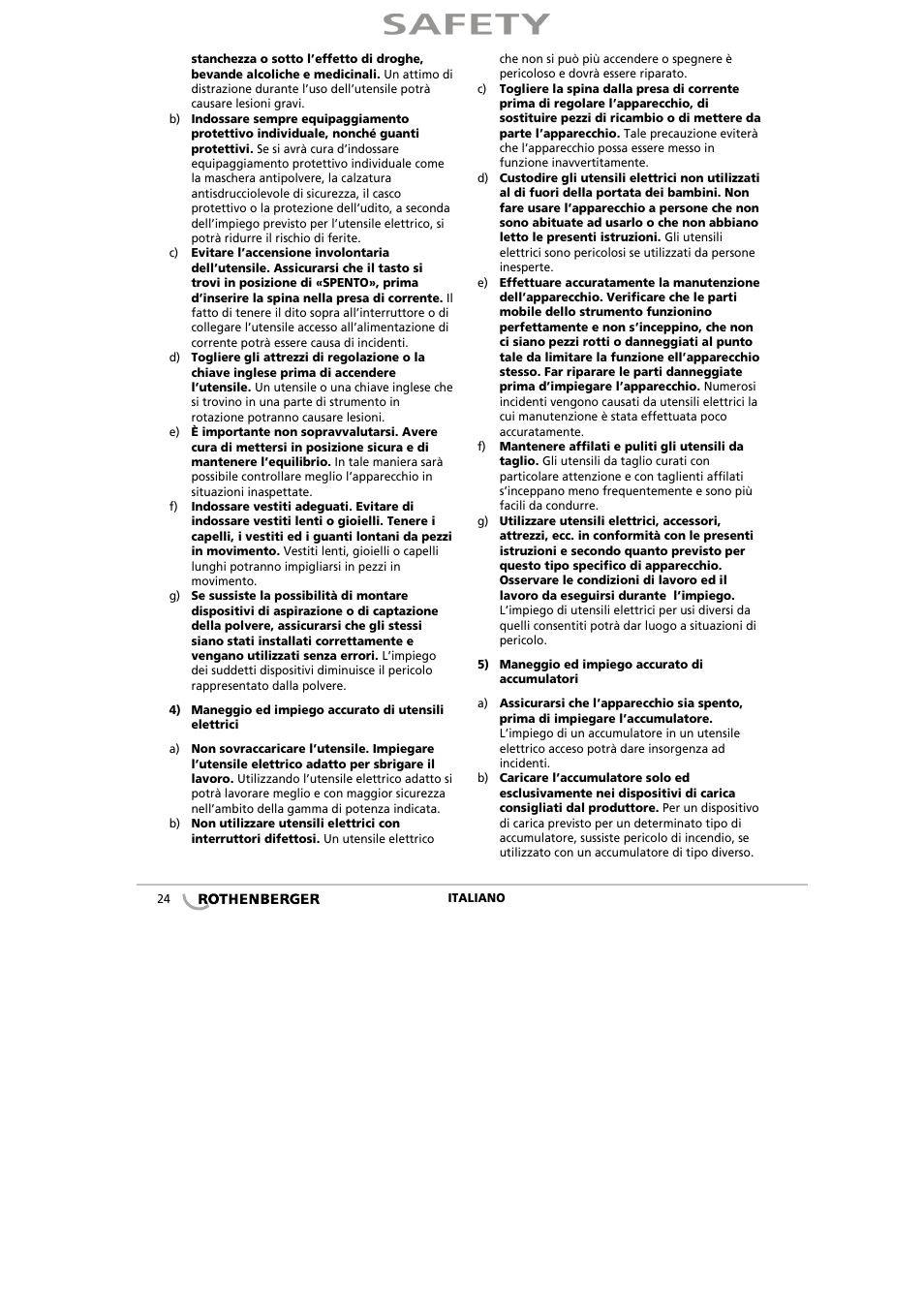ROTHENBERGER ROCAL 20/ROMATIC 20 User Manual | Page 26 / 36