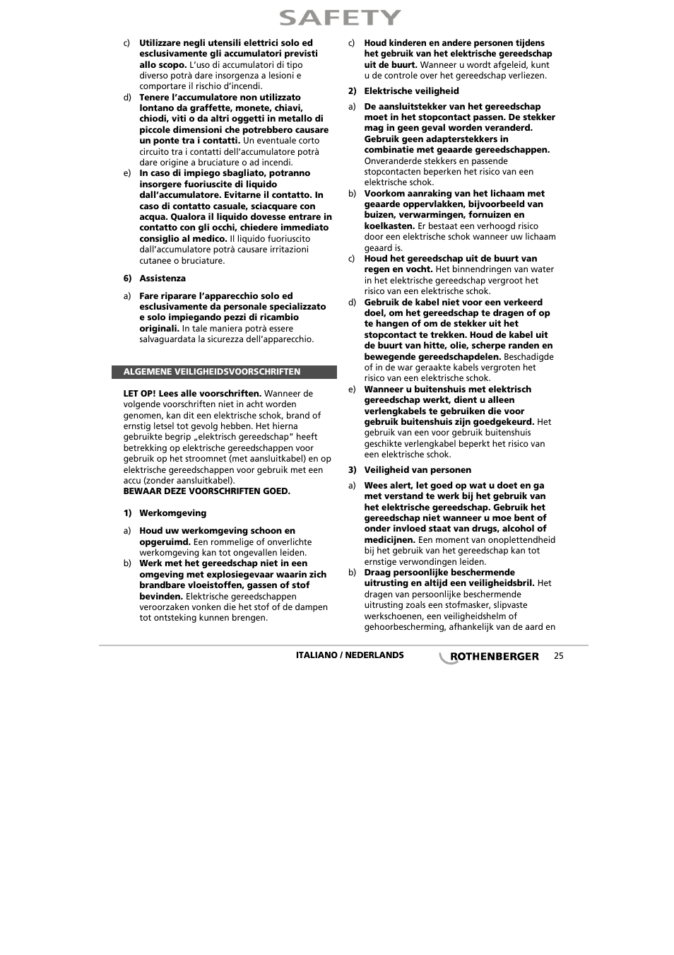 ROTHENBERGER ROCAL 20/ROMATIC 20 User Manual | Page 27 / 36