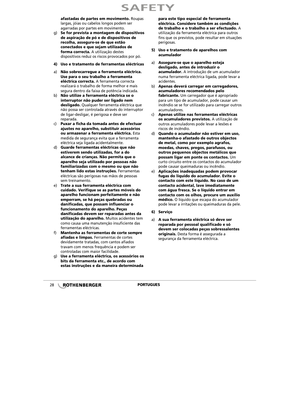 ROTHENBERGER ROCAL 20/ROMATIC 20 User Manual | Page 30 / 36