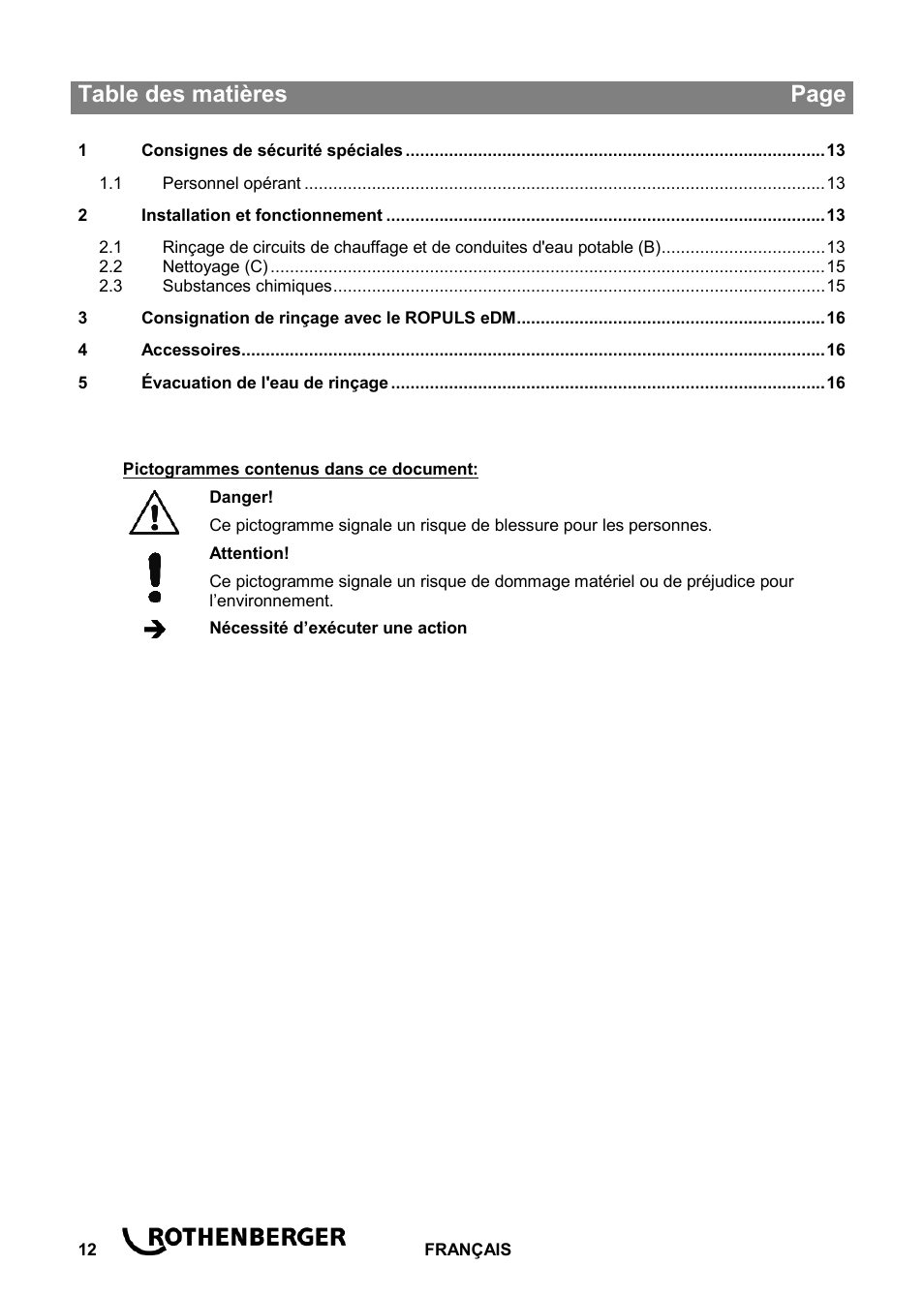 ROTHENBERGER ROCLEAN Injektor User Manual | Page 14 / 44