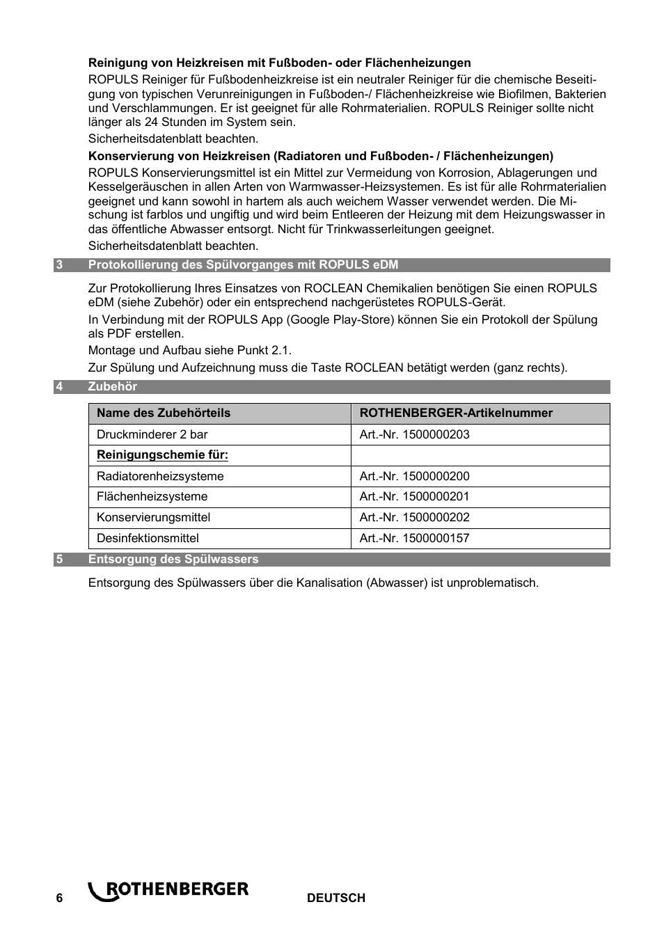 ROTHENBERGER ROCLEAN Injektor User Manual | Page 8 / 44