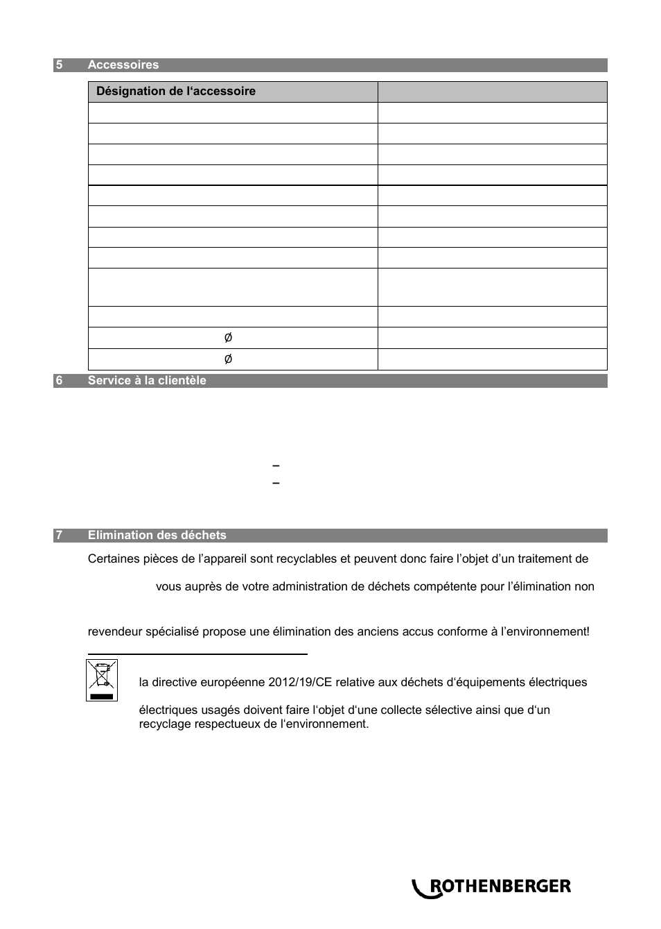 ROTHENBERGER ROJET 30/130 User Manual | Page 19 / 52