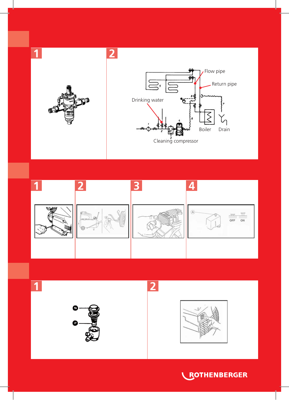 ROTHENBERGER ROPULS Spülkompressor User Manual | Page 3 / 100