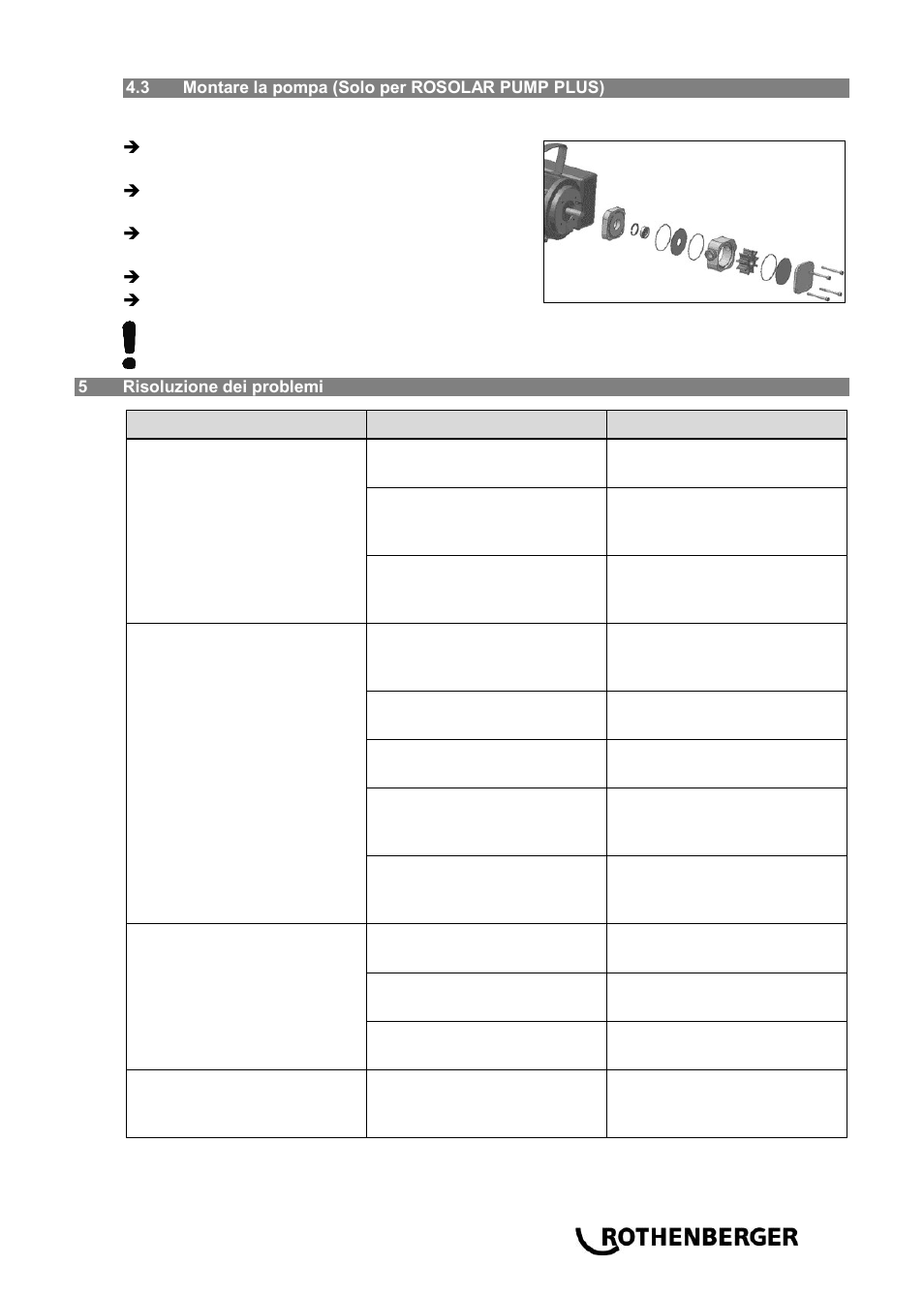 ROTHENBERGER ROSOLAR PUMP/ROSOLAR PUMP PLUS User Manual | Page 43 / 92