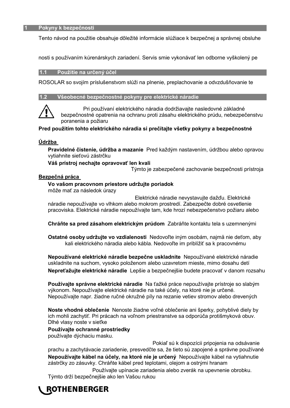 ROTHENBERGER ROSOLAR PUMP/ROSOLAR PUMP PLUS User Manual | Page 70 / 92