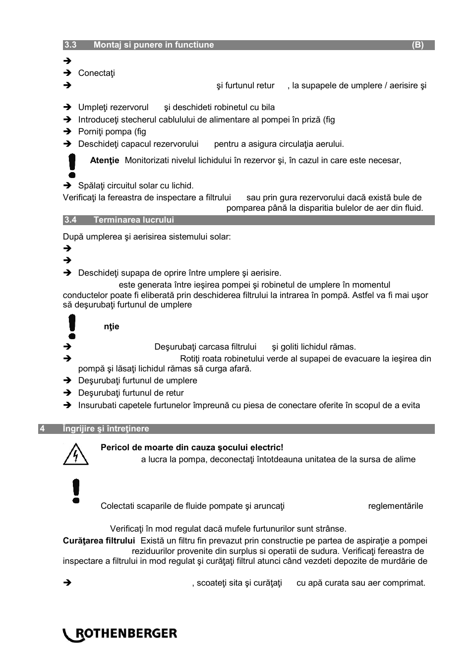 ROTHENBERGER ROSOLAR PUMP/ROSOLAR PUMP PLUS User Manual | Page 88 / 92