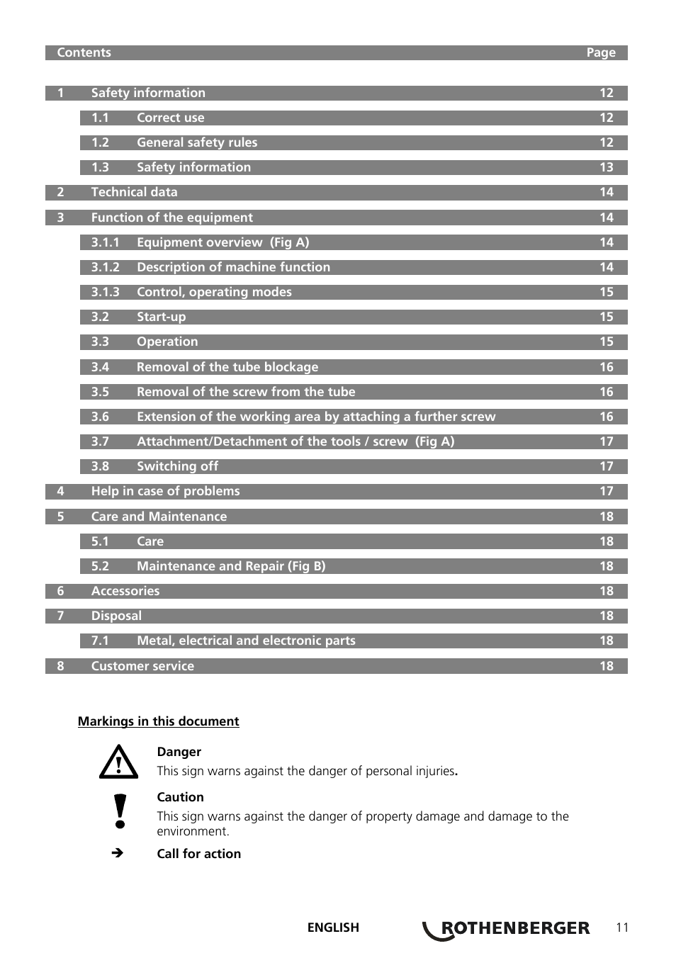 ROTHENBERGER ROSPEED 3F User Manual | Page 15 / 108
