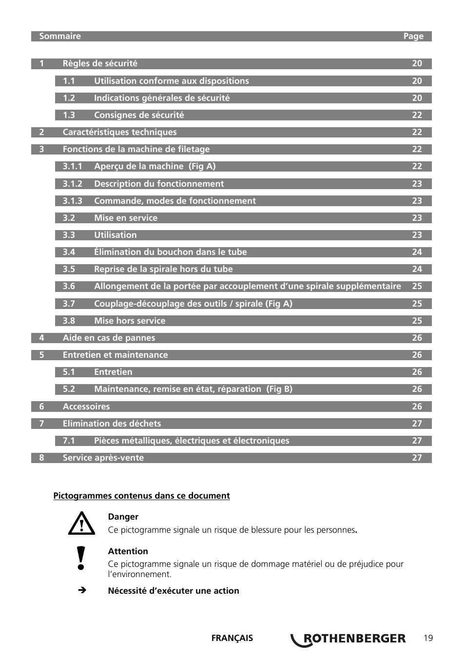 ROTHENBERGER ROSPEED 3F User Manual | Page 23 / 108