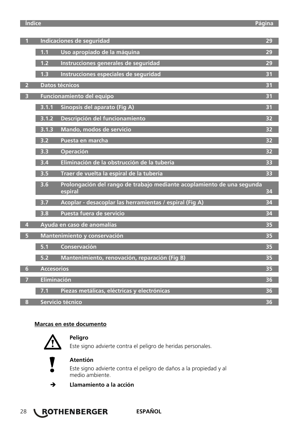 ROTHENBERGER ROSPEED 3F User Manual | Page 32 / 108