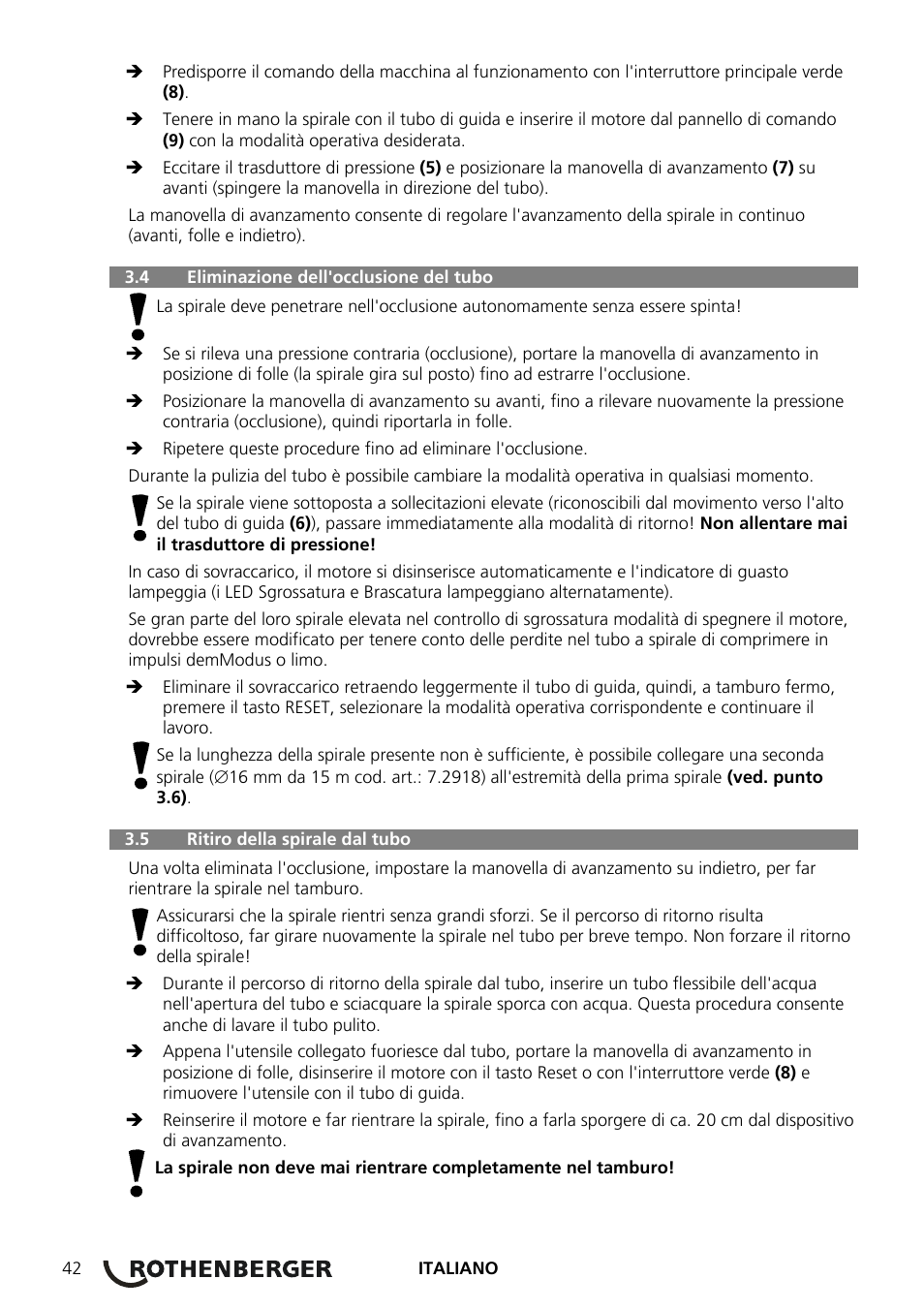 ROTHENBERGER ROSPEED 3F User Manual | Page 46 / 108