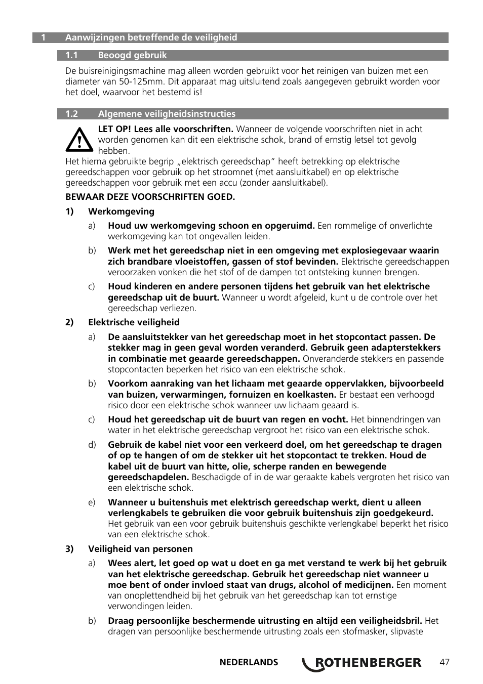 ROTHENBERGER ROSPEED 3F User Manual | Page 51 / 108