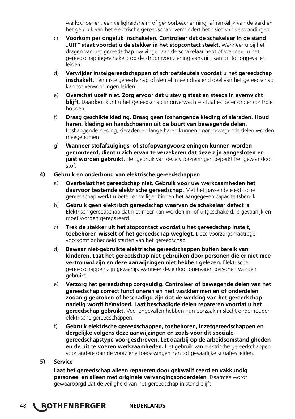 ROTHENBERGER ROSPEED 3F User Manual | Page 52 / 108