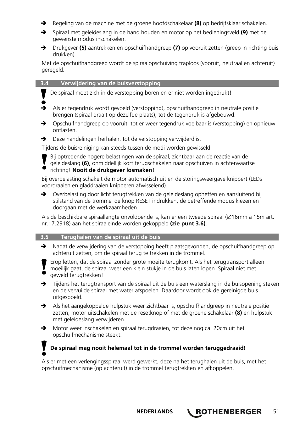 ROTHENBERGER ROSPEED 3F User Manual | Page 55 / 108