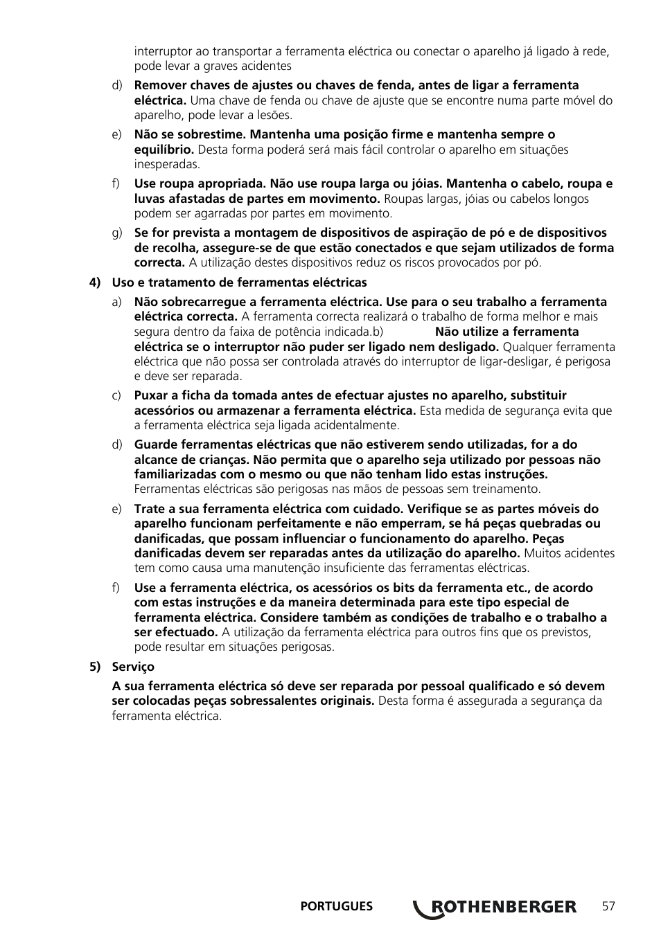 ROTHENBERGER ROSPEED 3F User Manual | Page 61 / 108