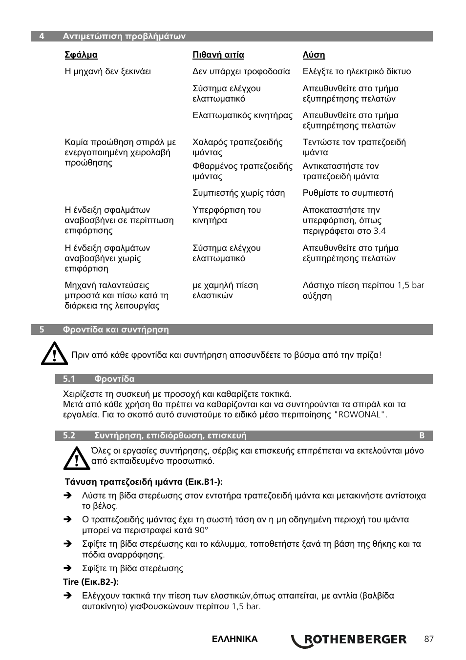 ROTHENBERGER ROSPEED 3F User Manual | Page 91 / 108
