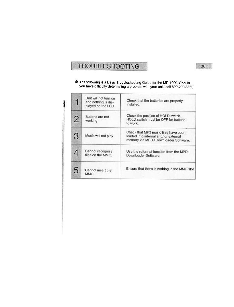 Audiovox MP-1000 User Manual | Page 38 / 42