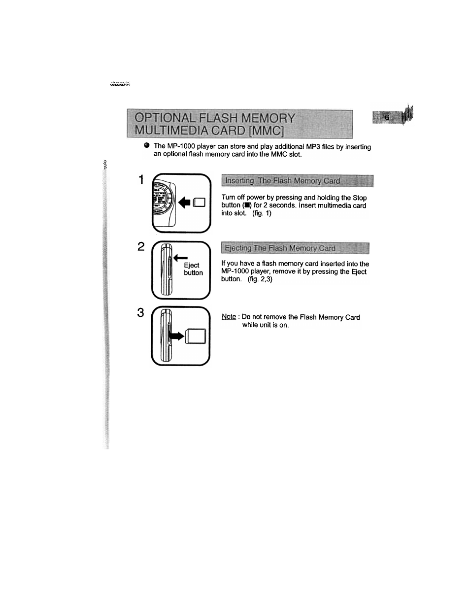 Audiovox MP-1000 User Manual | Page 8 / 42