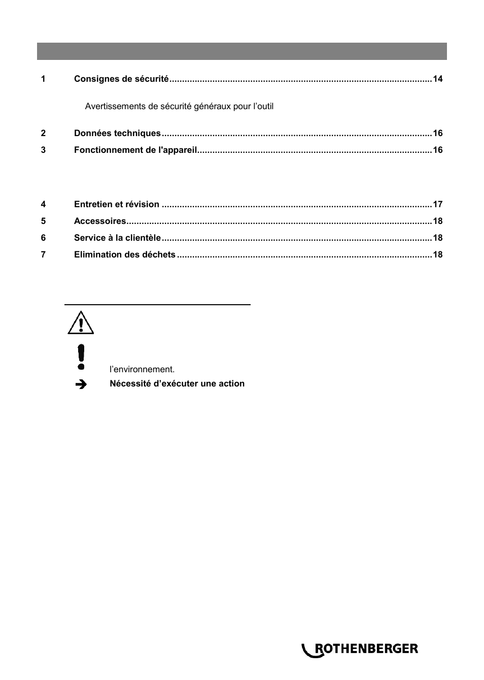 ROTHENBERGER ROSPIMATIC User Manual | Page 17 / 108