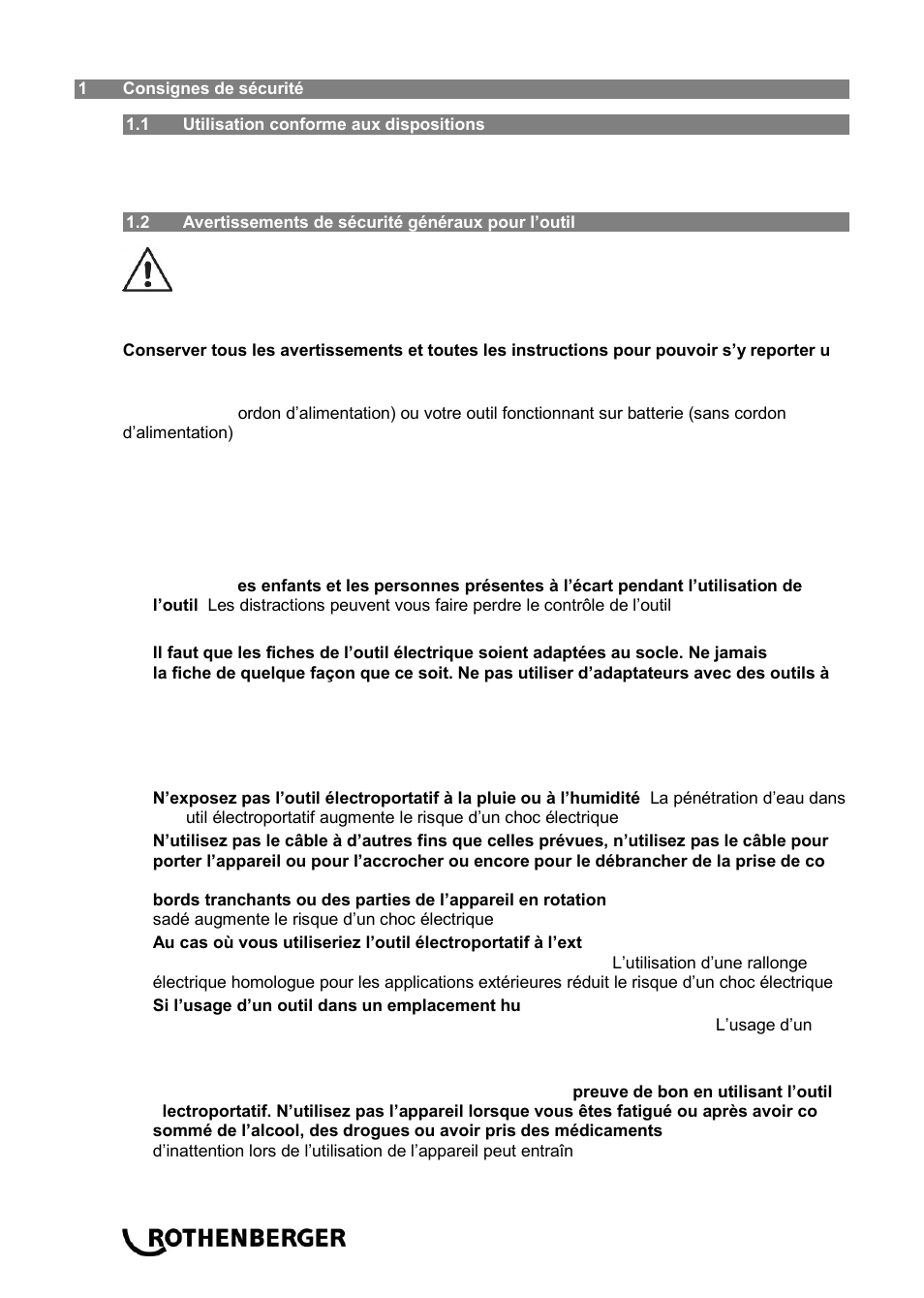 ROTHENBERGER ROSPIMATIC User Manual | Page 18 / 108