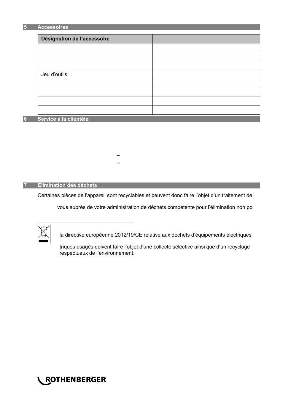 ROTHENBERGER ROSPIMATIC User Manual | Page 22 / 108