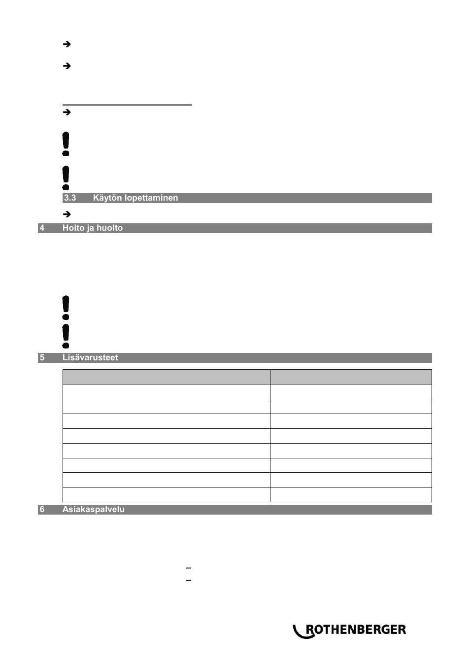 ROTHENBERGER ROSPIMATIC User Manual | Page 69 / 108