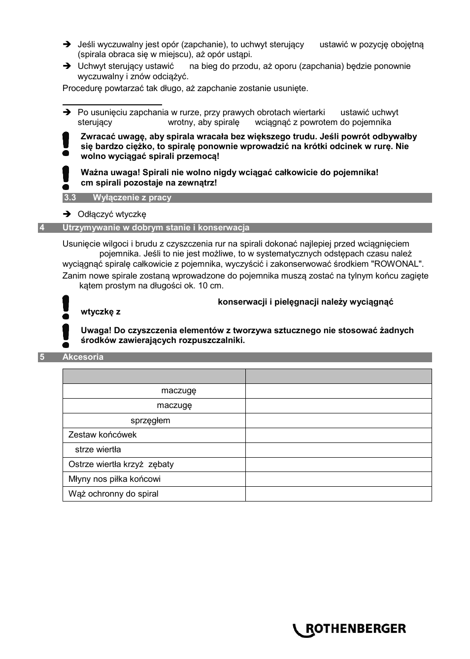 ROTHENBERGER ROSPIMATIC User Manual | Page 75 / 108