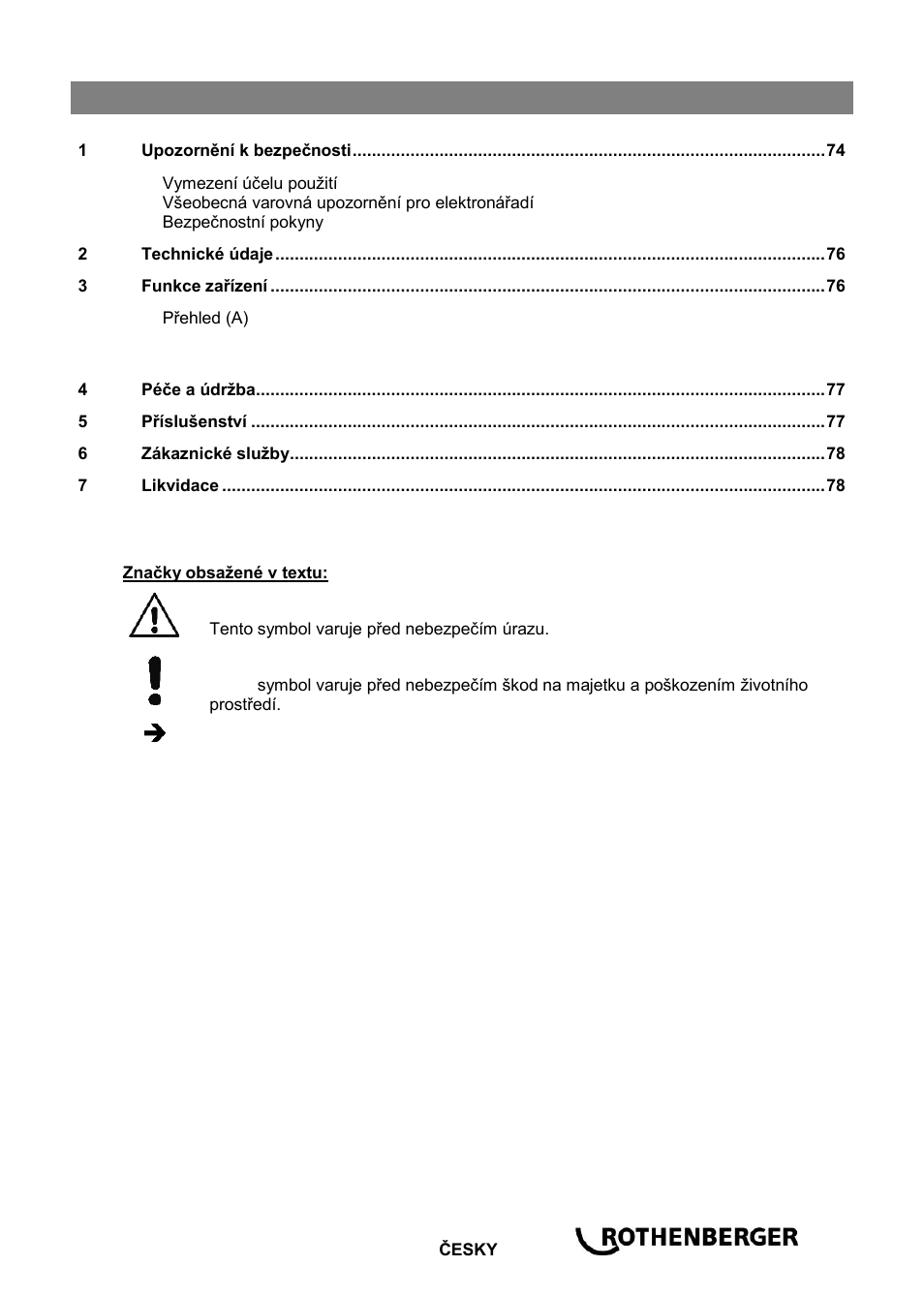 Ba_rospimatic_0514 cz, Content stránky | ROTHENBERGER ROSPIMATIC User Manual | Page 77 / 108