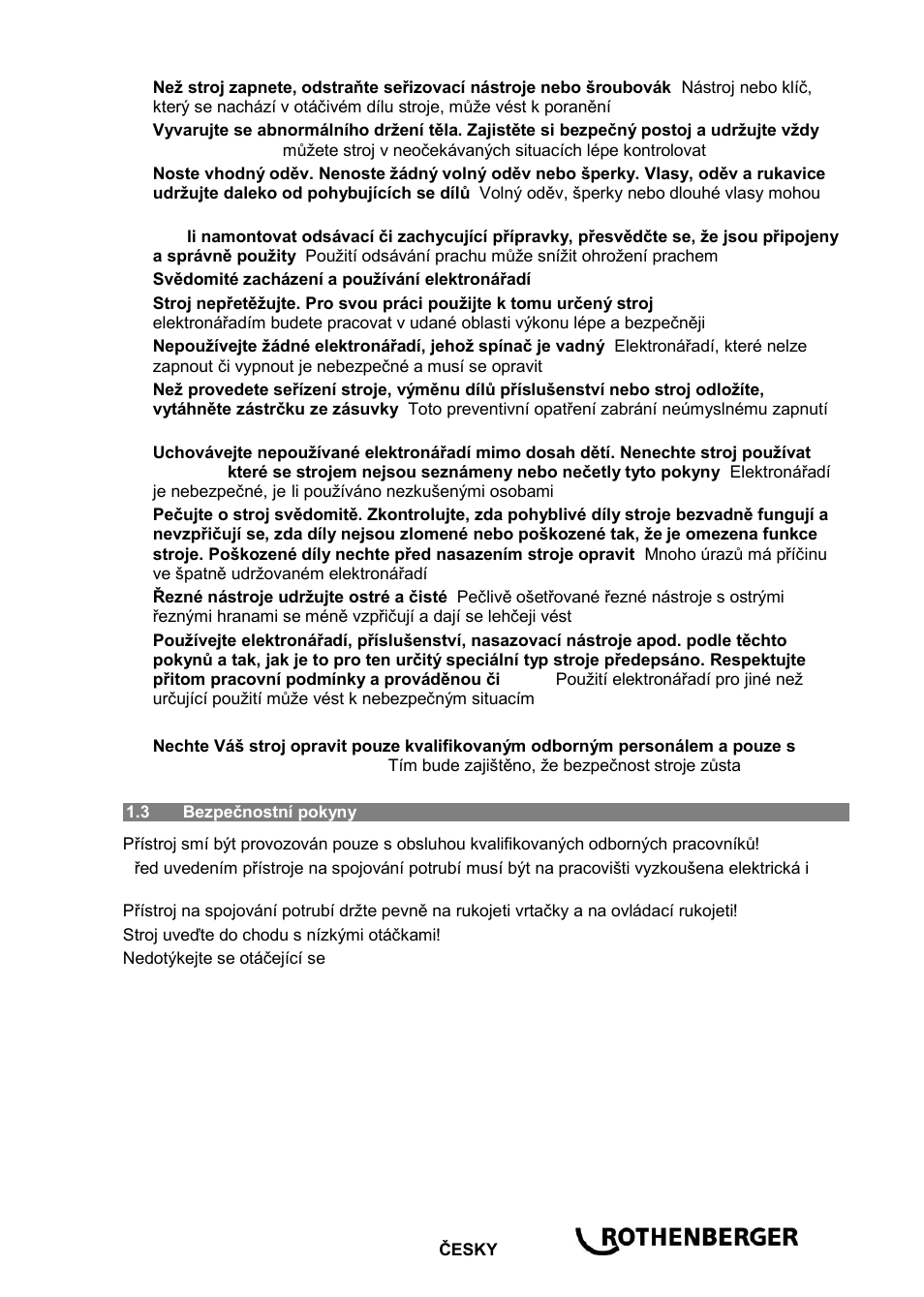 ROTHENBERGER ROSPIMATIC User Manual | Page 79 / 108