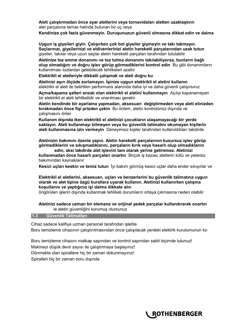 ROTHENBERGER ROSPIMATIC User Manual | Page 85 / 108