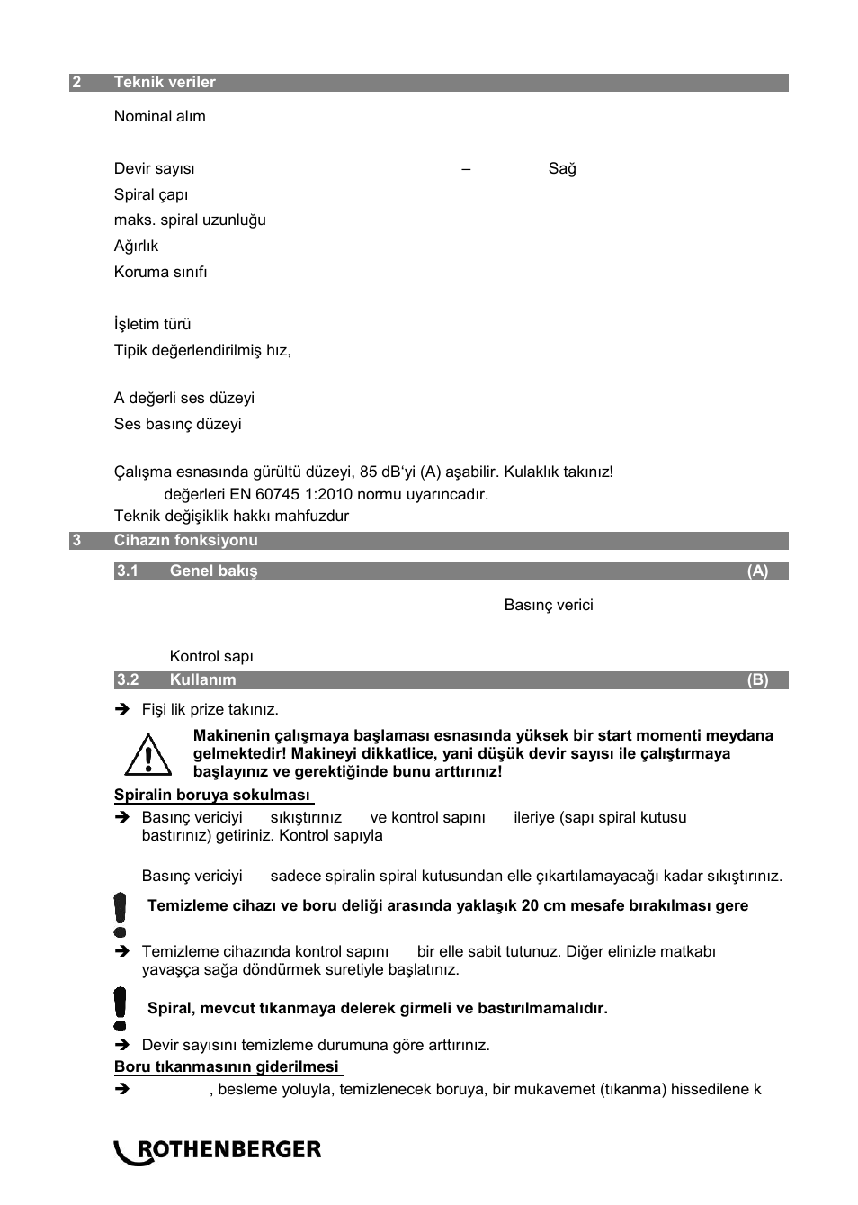 ROTHENBERGER ROSPIMATIC User Manual | Page 86 / 108