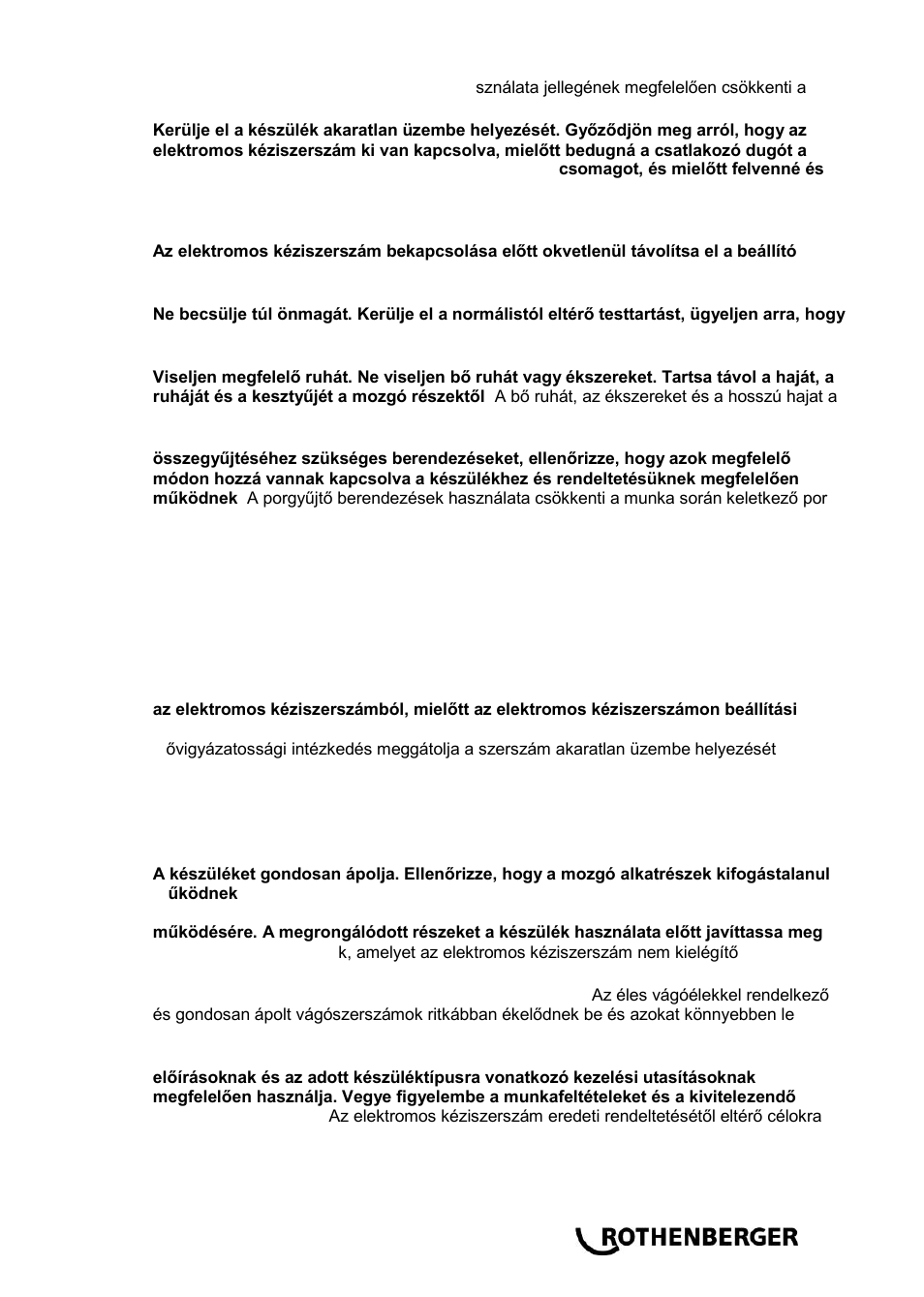 ROTHENBERGER ROSPIMATIC User Manual | Page 91 / 108