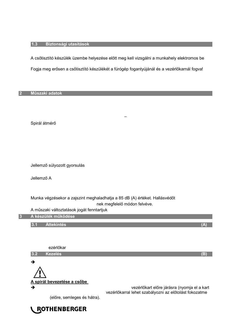 ROTHENBERGER ROSPIMATIC User Manual | Page 92 / 108