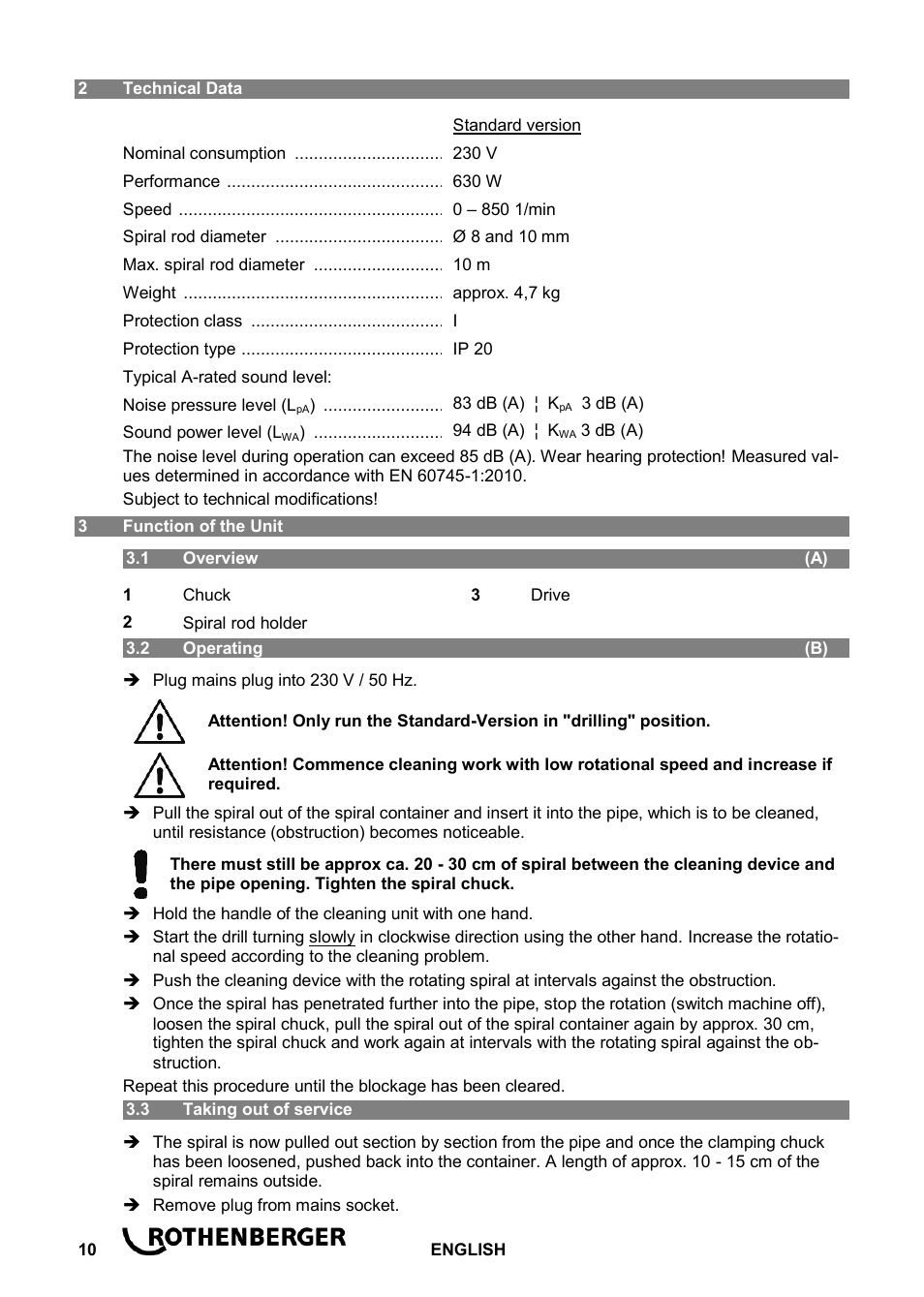 ROTHENBERGER ROSPI R 36 Plus User Manual | Page 14 / 64