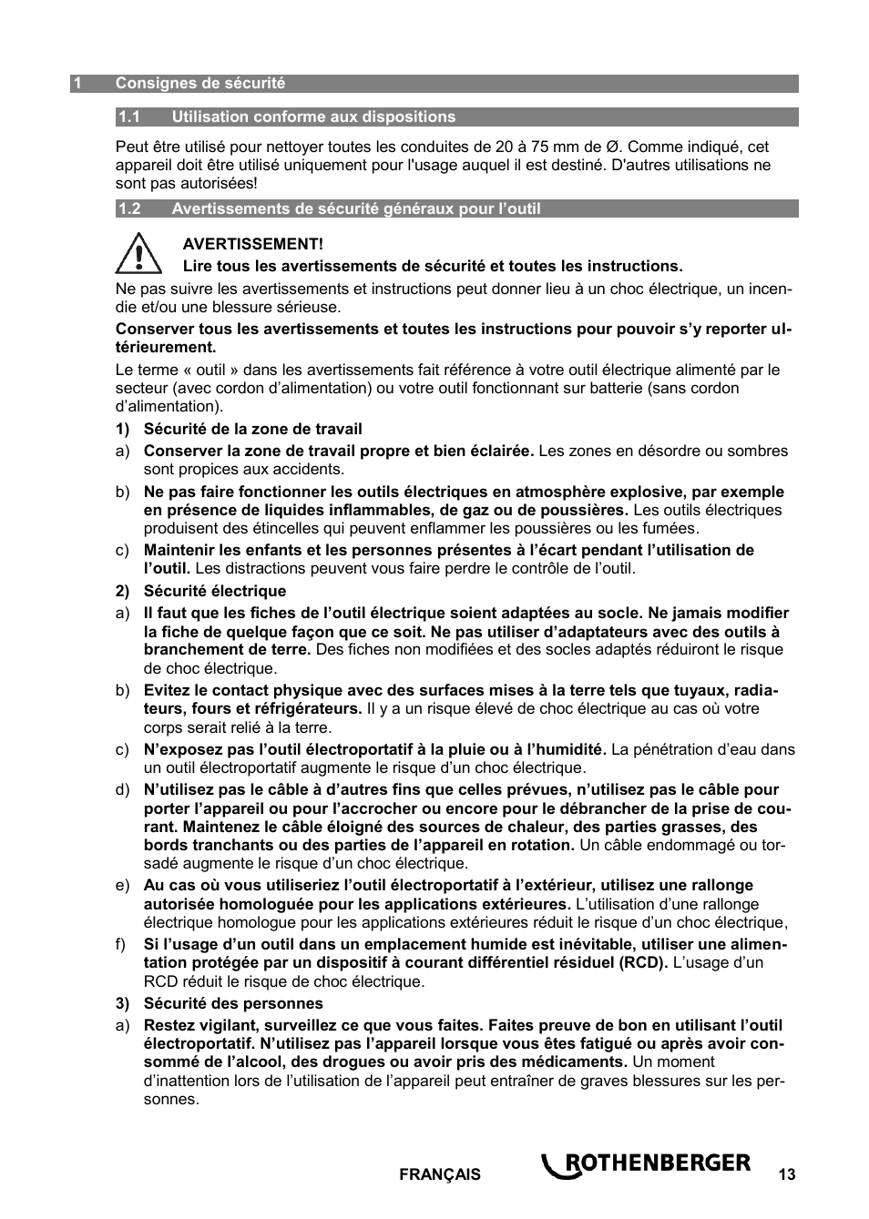 ROTHENBERGER ROSPI R 36 Plus User Manual | Page 17 / 64