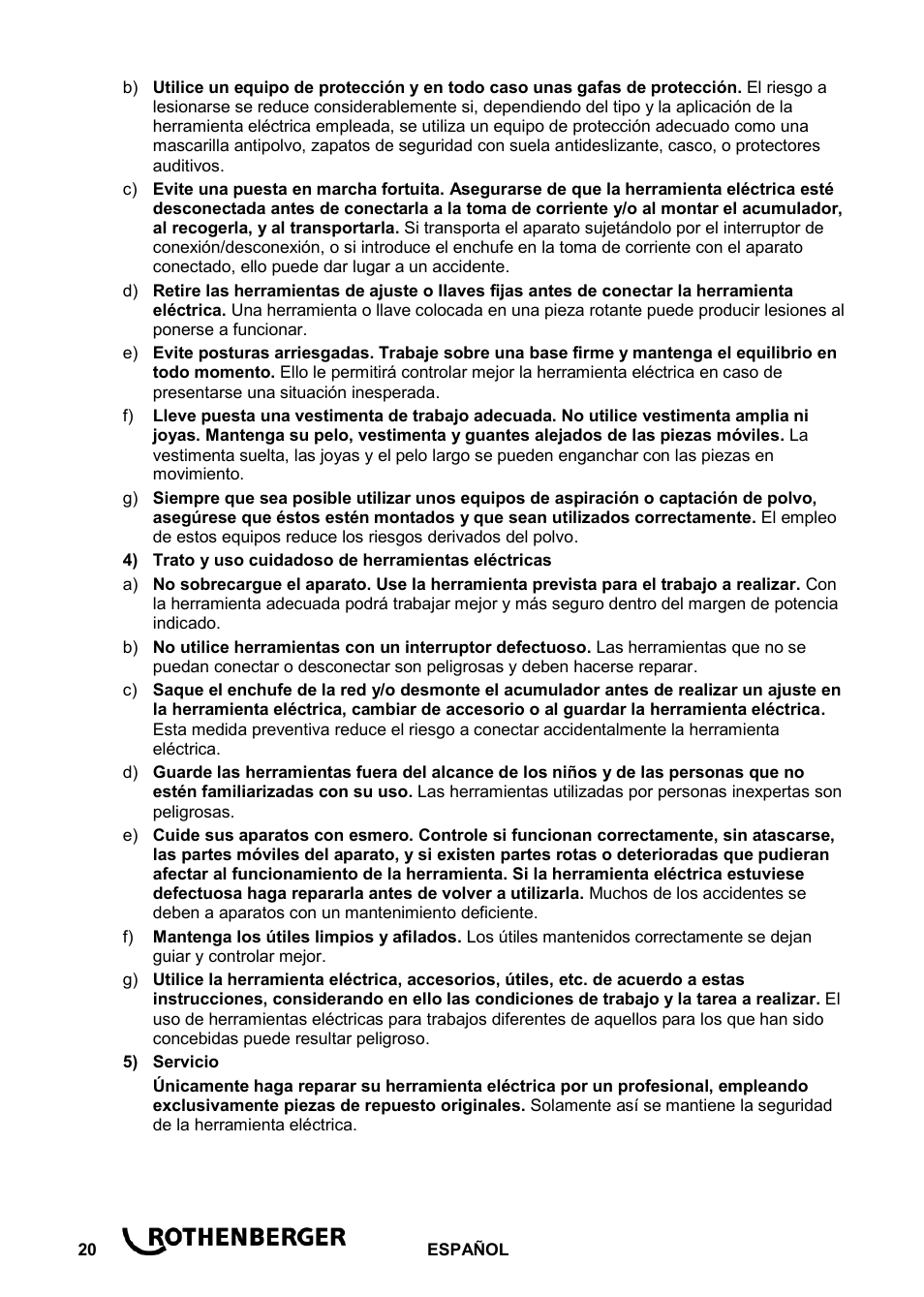 ROTHENBERGER ROSPI R 36 Plus User Manual | Page 24 / 64