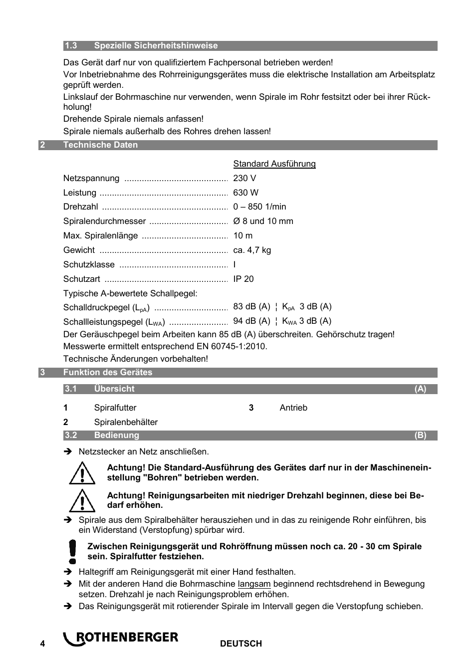 ROTHENBERGER ROSPI R 36 Plus User Manual | Page 8 / 64