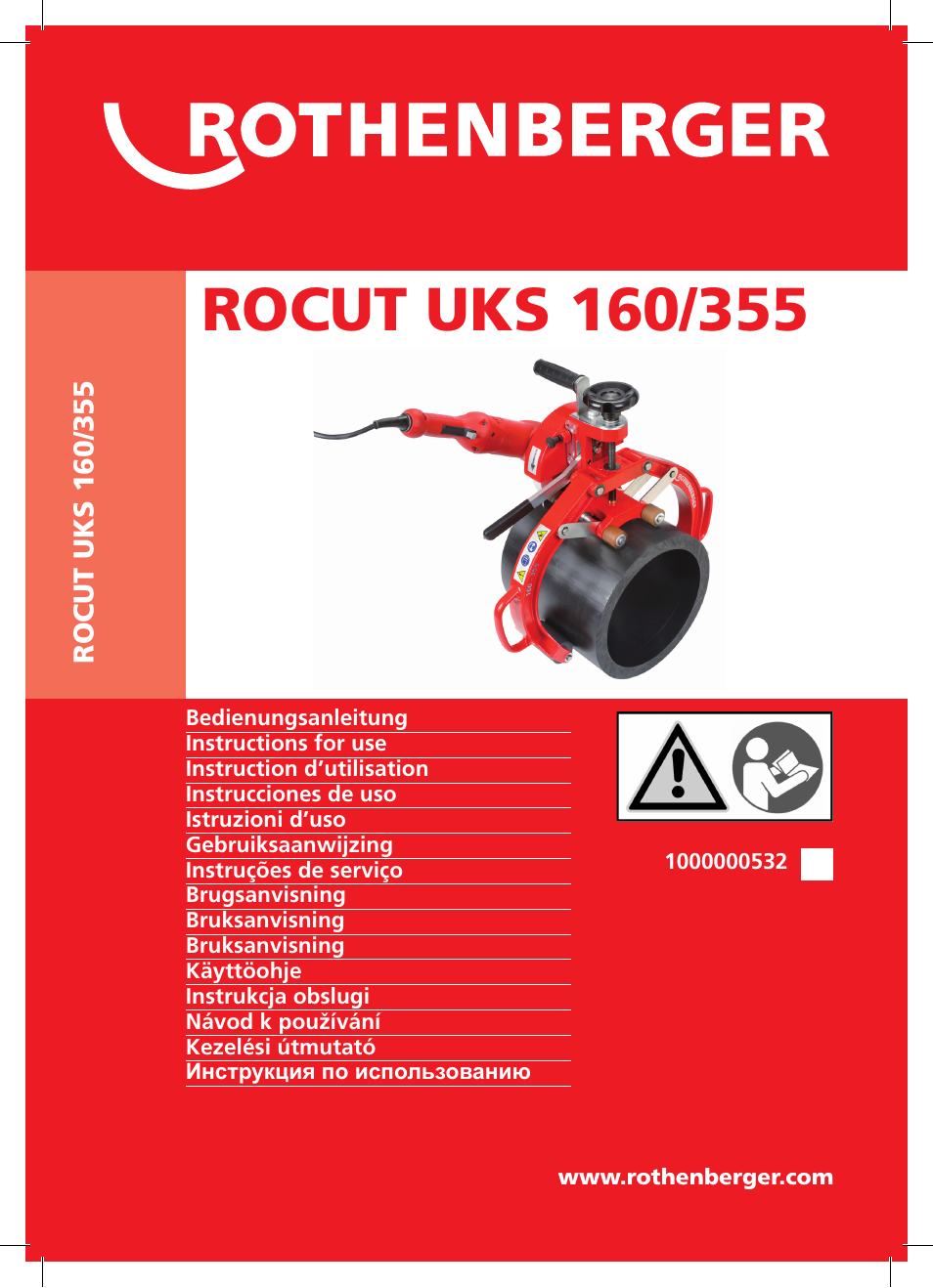 ROTHENBERGER ROCUT UKS 160/355 User Manual | 96 pages
