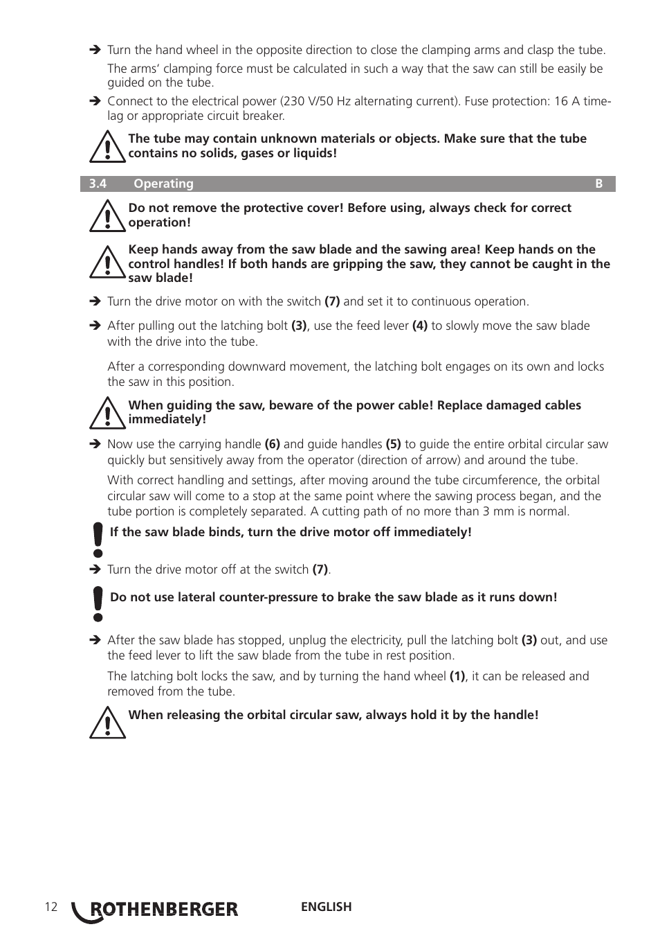 ROTHENBERGER ROCUT UKS 160/355 User Manual | Page 14 / 96