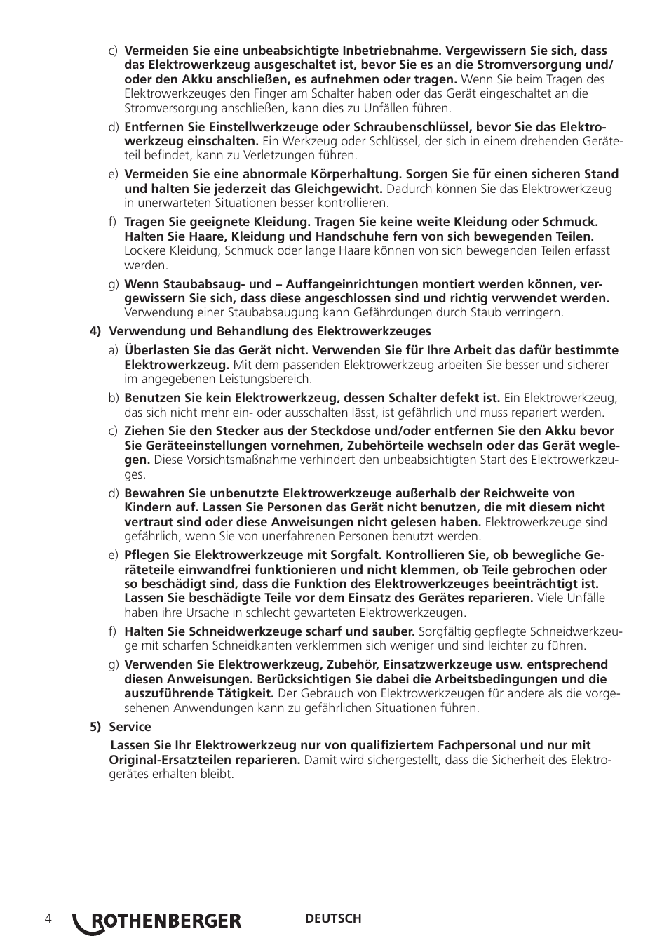 ROTHENBERGER ROCUT UKS 160/355 User Manual | Page 6 / 96