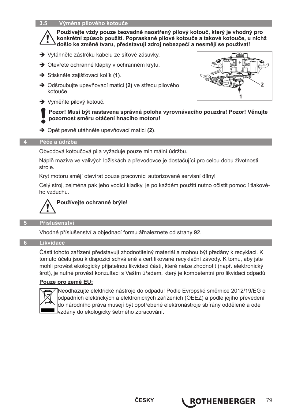 ROTHENBERGER ROCUT UKS 160/355 User Manual | Page 81 / 96