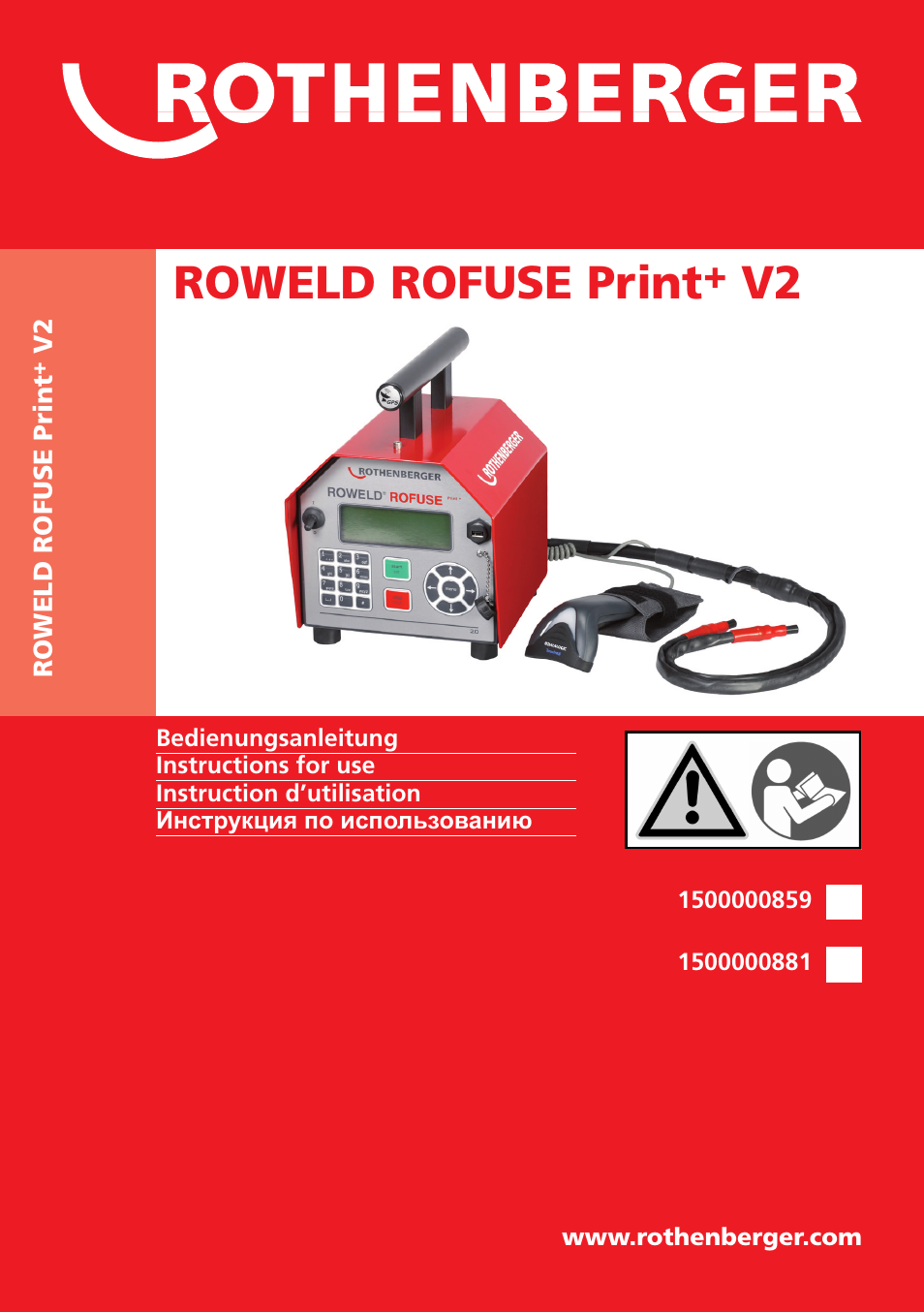 ROTHENBERGER ROWELD ROFUSE Print Plus V2.0 User Manual | 72 pages