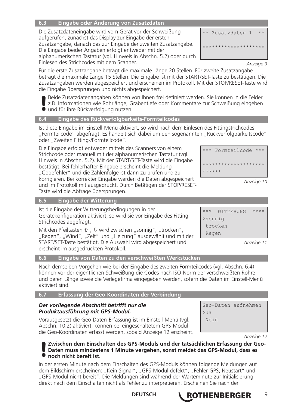 ROTHENBERGER ROWELD ROFUSE Print Plus V2.0 User Manual | Page 11 / 72
