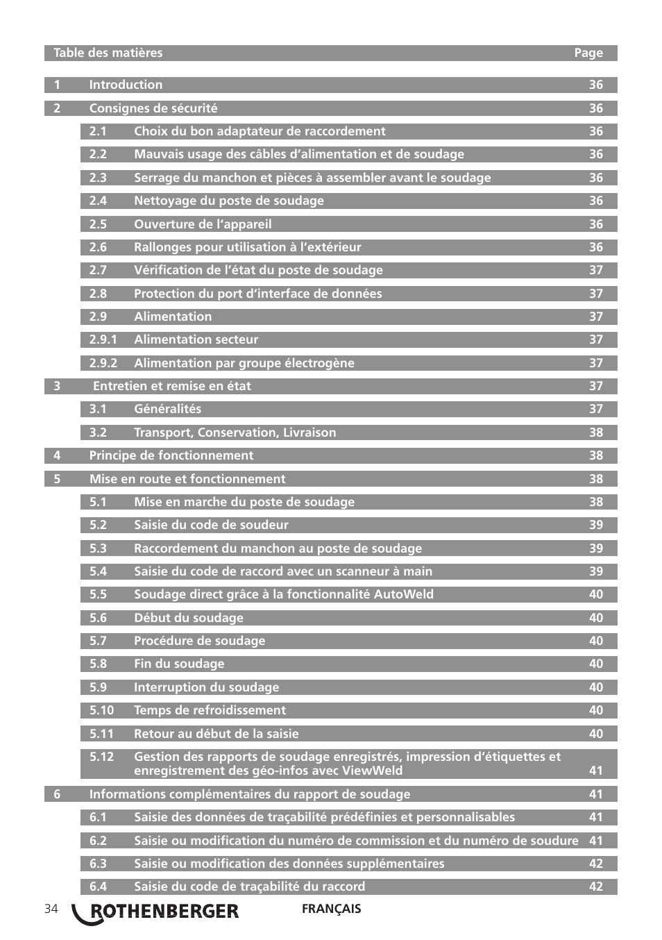 ROTHENBERGER ROWELD ROFUSE Print Plus V2.0 User Manual | Page 36 / 72