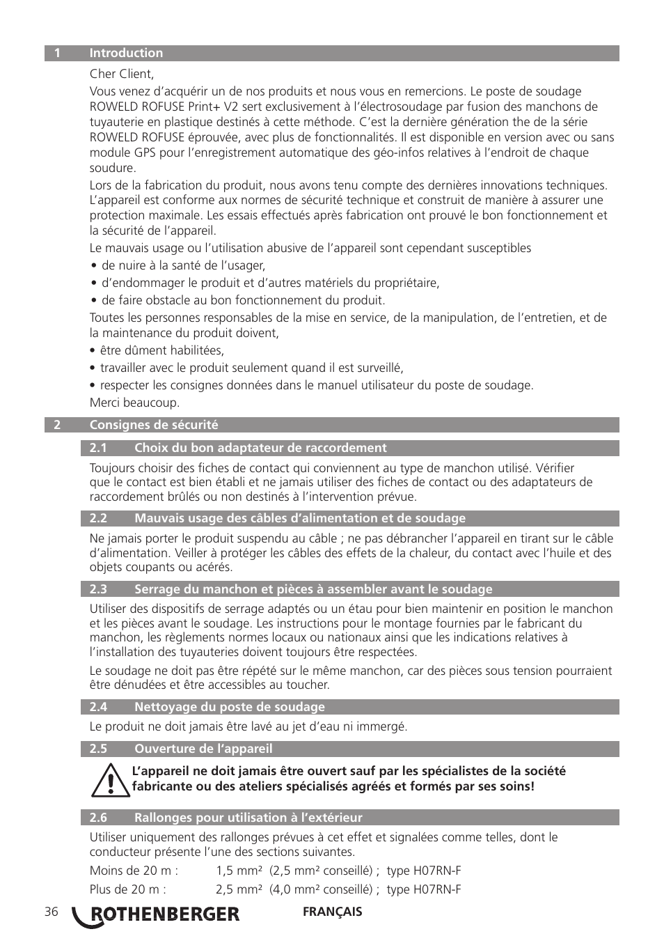 ROTHENBERGER ROWELD ROFUSE Print Plus V2.0 User Manual | Page 38 / 72