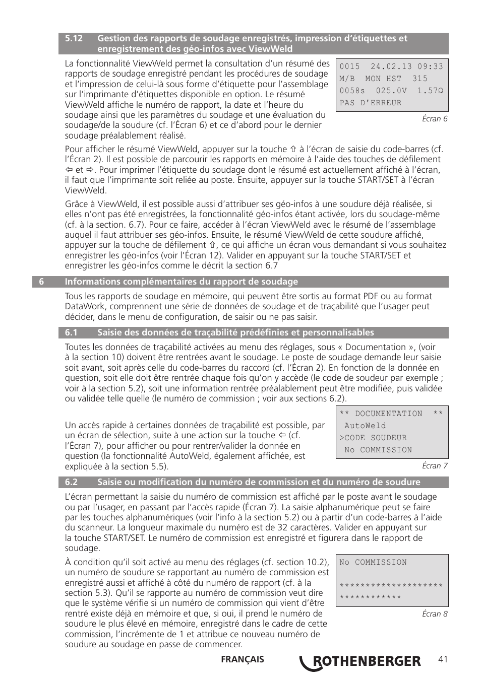ROTHENBERGER ROWELD ROFUSE Print Plus V2.0 User Manual | Page 43 / 72