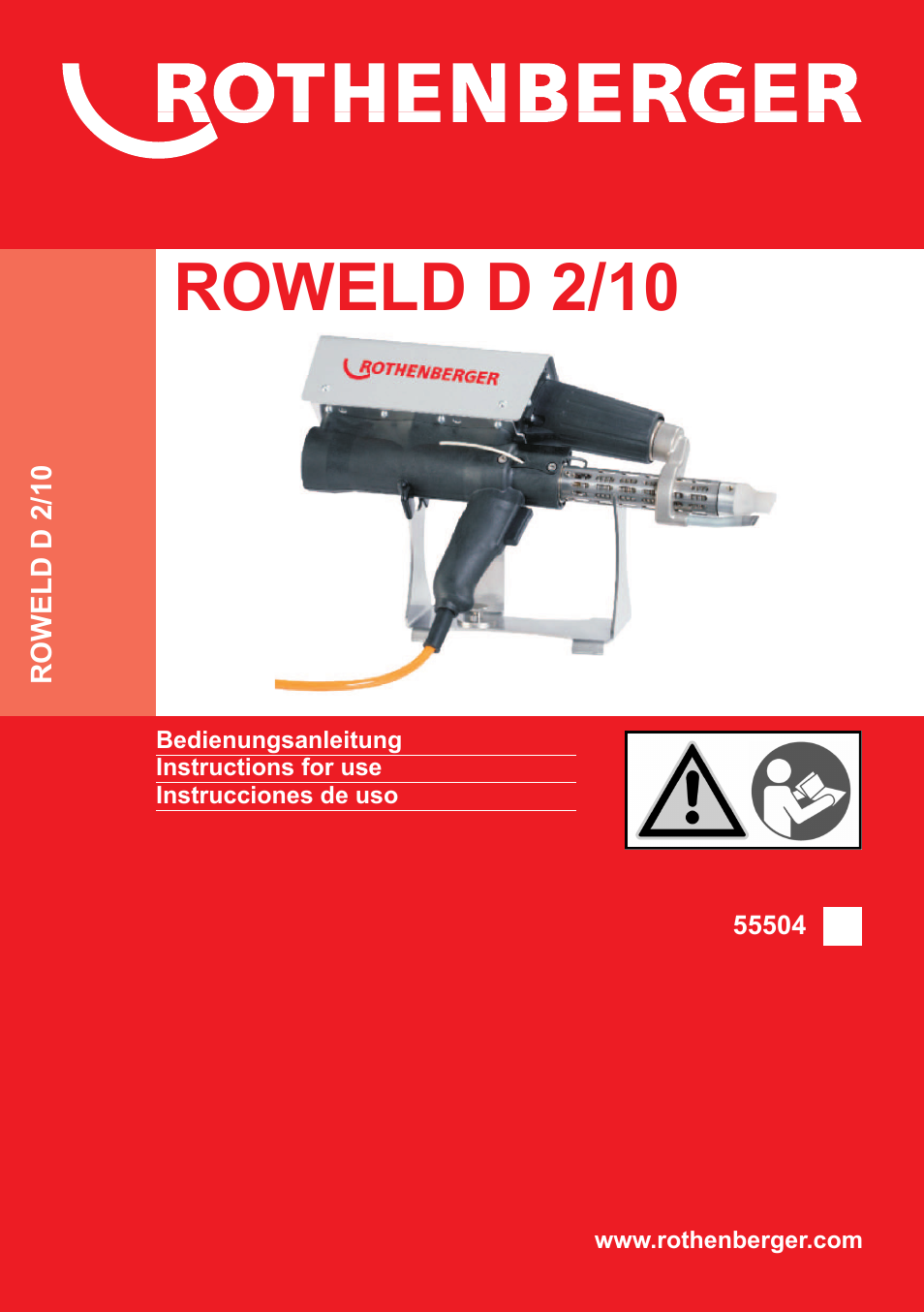 ROTHENBERGER ROWELD D 2/10 User Manual | 52 pages