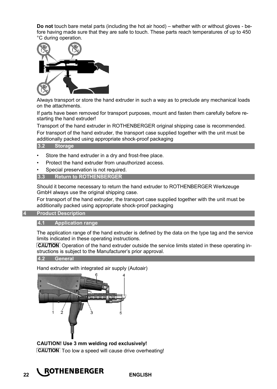 ROTHENBERGER ROWELD D 2/10 User Manual | Page 24 / 52