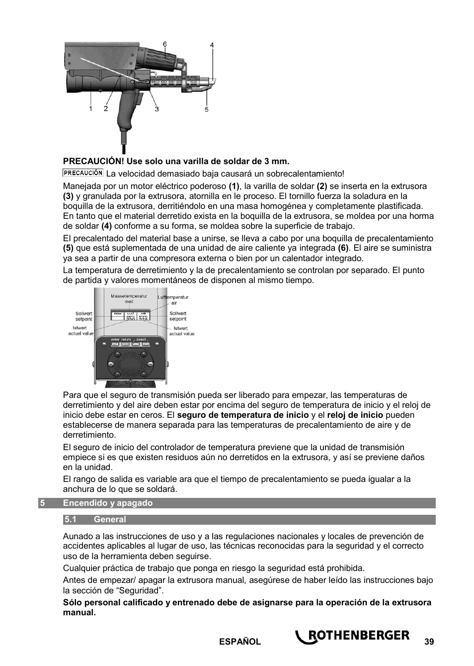 ROTHENBERGER ROWELD D 2/10 User Manual | Page 41 / 52