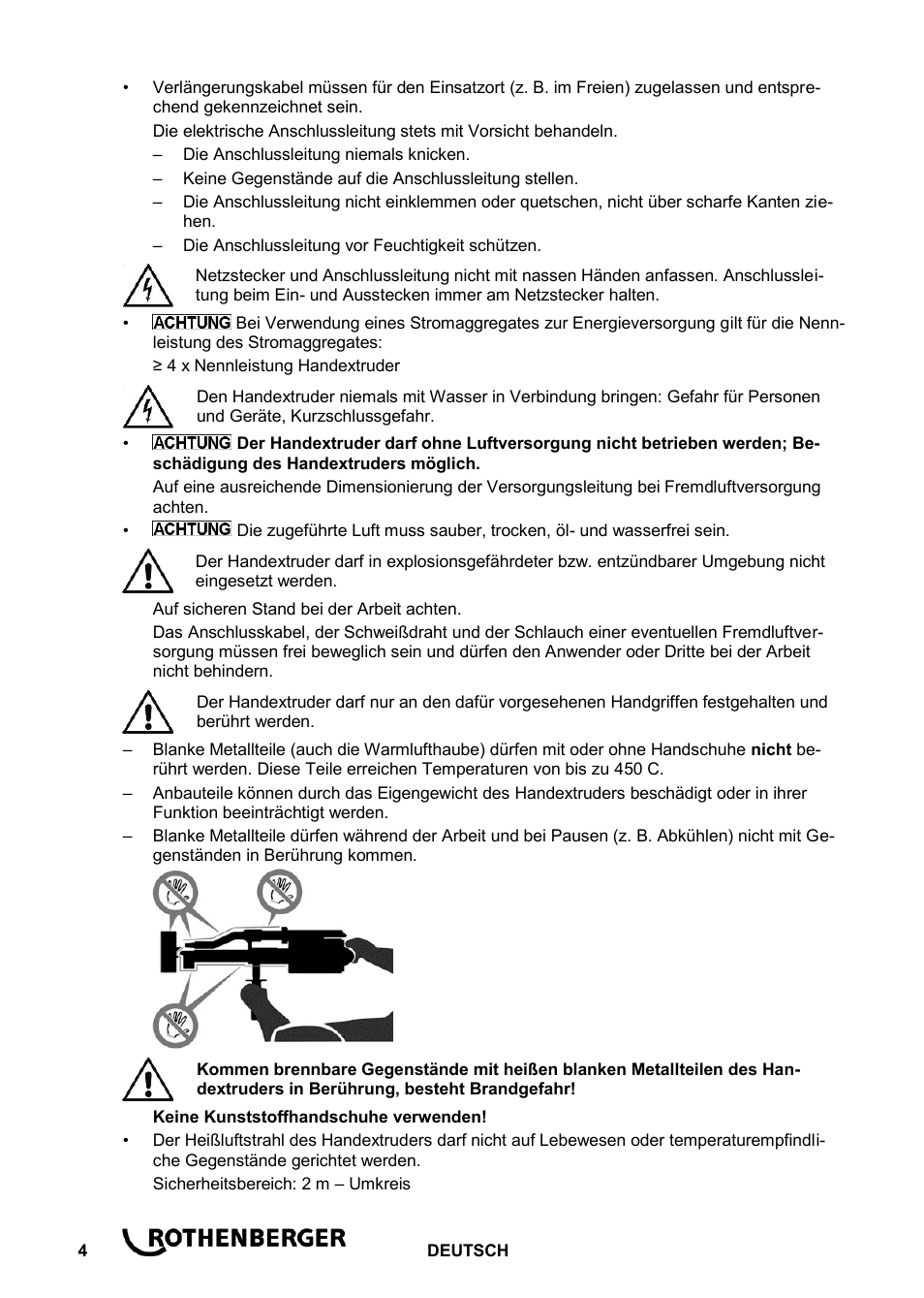 ROTHENBERGER ROWELD D 2/10 User Manual | Page 6 / 52